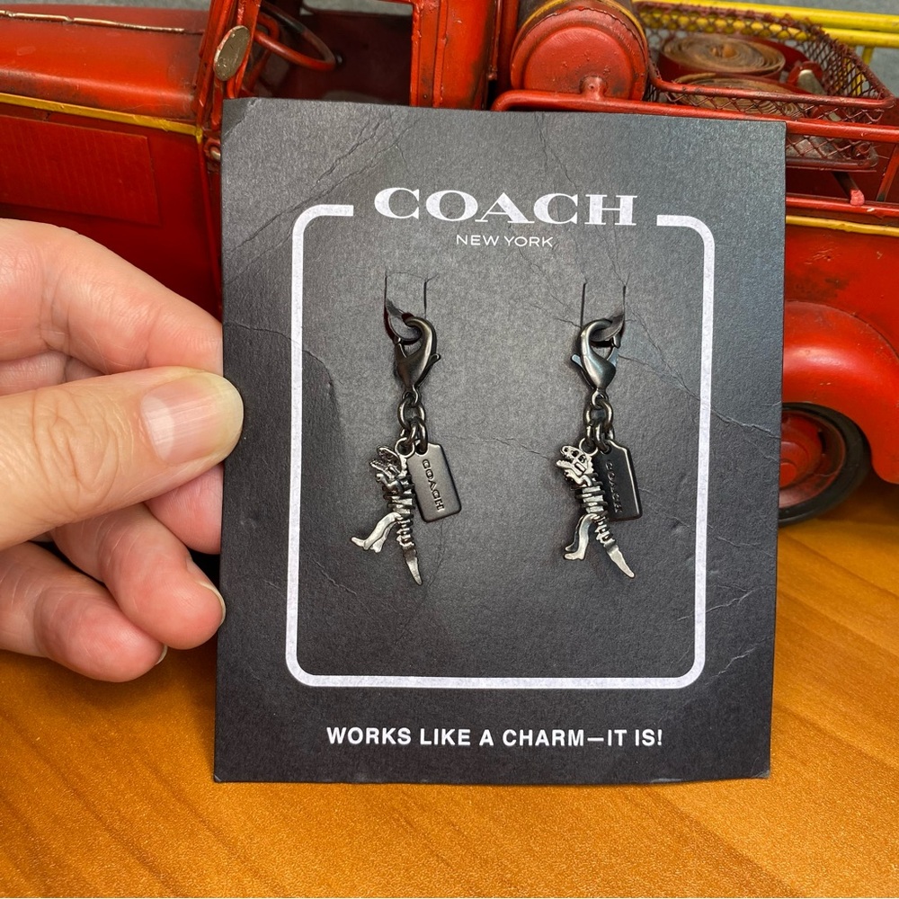NWT Coach Rexy Shoe Charm bag charm set of 2 #39748